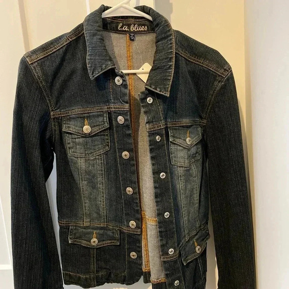 LA Blues women’s medium denim jacket great condition! Smoke-free home - Picture 1 of 3